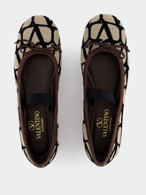 Valentino Garavani Iconographique Toile Ballerinas