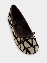 Valentino Garavani Iconographique Toile Ballerinas