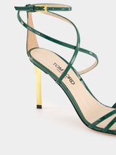 Tom Ford Emerald Green Patent Leather Ida Sandal