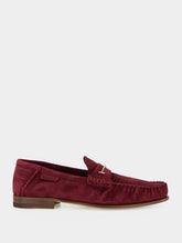 Tom Ford Lost Cherry Soft Suede T-Bar Loafers