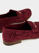 Tom Ford Lost Cherry Soft Suede T-Bar Loafers