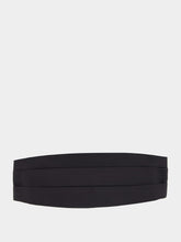 Tom Ford Black Silk Cummerbund Belt