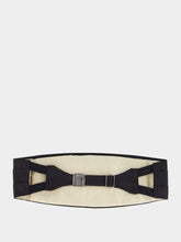 Tom Ford Black Silk Cummerbund Belt
