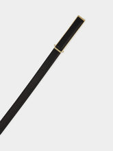 Tom Ford Black Classic Leather Belt