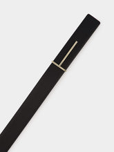 Tom Ford Black Classic Leather Belt