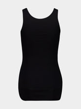 James Perse Black Long Cotton Tank Top