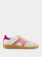 White and Violet Leather and Suede DBS Oly Sneakers | PDP - Fashion Clinic