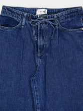 Frame Drawstring Wide Leg Jeans