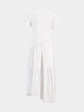 Frame Gathered Seam Short Sleeve Dress