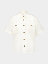 Frame Cream Patch Pocket Utility Shirt