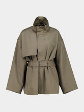 Frame Army Green The Short Field Trench Coat