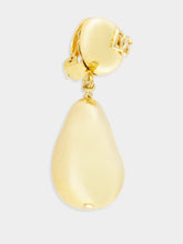 Dolce & Gabbana Gold Teardrop Earrings with DG Logo