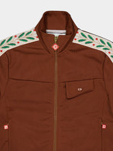 Casablanca Laurel Jacquard-Stripe Brown Jacket
