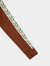 Casablanca Laurel Jacquard-Stripe Brown Jacket