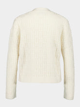 Casablanca Merino Wool Column Knit Cardigan