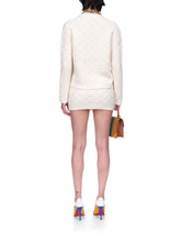 Casablanca Merino Wool Column Knit Cardigan