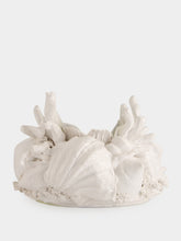 Les Ottomans White Coral Ceramic Candle Holder