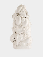 Les Ottomans White Coral Ceramic Centrepiece