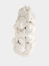Les Ottomans White Coral Ceramic Centrepiece