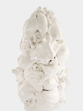 Les Ottomans White Coral Ceramic Centrepiece