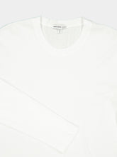 James Perse White Vintage Boxy Long-Sleeved Top