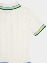Casablanca Rib Boucle Polo Shirt