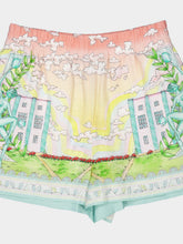 Casablanca Vase Linen Shorts