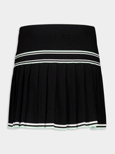 Casablanca Black Viscose Pleated Mini Skirt