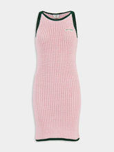 Casablanca Pink Cotton Mouliné Tank Dress