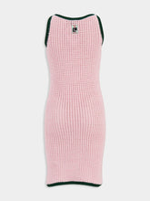 Casablanca Pink Cotton Mouliné Tank Dress