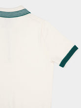 Casablanca White Knit Tennis Polo Shirt