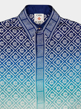 Casablanca Jacquard Gradient Silk Shirt