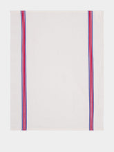 Charvet Éditions Piano Blue/Red Tea Towel