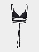 Matteau Black Wrap Triangle Top