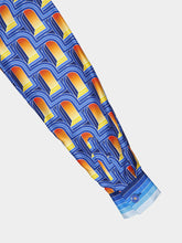 Casablanca Vibrant Silk Graphic Print Shirt