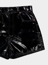 Casablanca Patent Shorts with Logo