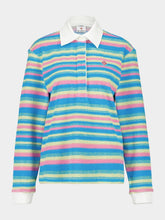 Casablanca Stripe Towelling Polo Shirt