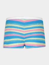 Casablanca Stripe Towelling Mini Shorts