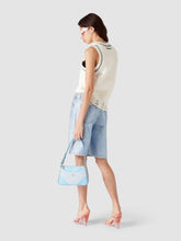 Casablanca Off-White Intarsia Baseball Top