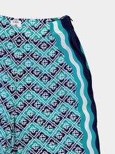 Casablanca Monogram Wave Silk Wide-Leg Trousers