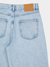 Casablanca Light Wash Blue Graffiti Distressed Denim Jeans