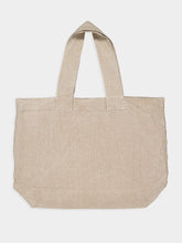 Charvet Éditions Beige Linen Escapade Bag