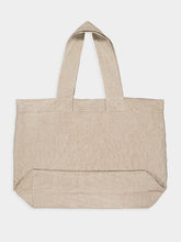 Charvet Éditions Beige Linen Escapade Bag