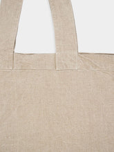 Charvet Éditions Beige Linen Escapade Bag