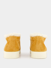 Santoni Shearling-Lined Suede Boots
