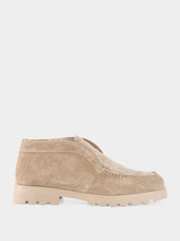 Santoni Beige Yalta Suede Desert Boots