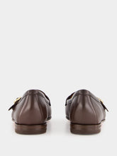 Santoni Brown Double Monk Loafers