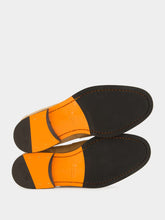 Santoni Beige Leather Airglow Loafers