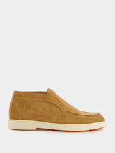 Santoni Andvari Camel Suede Desert Boots