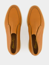 Santoni Light Brown Leather Desert Boots